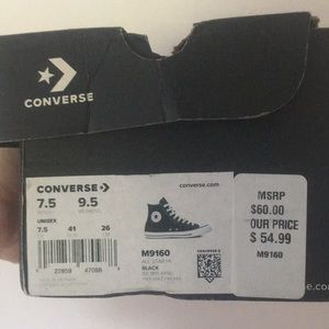 Black converse